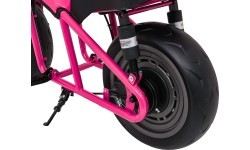 Elektrinis motociklas SUPERMOTO, rožinis