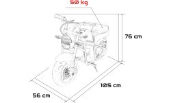 Vehicle Motor SUPERMOTO Black