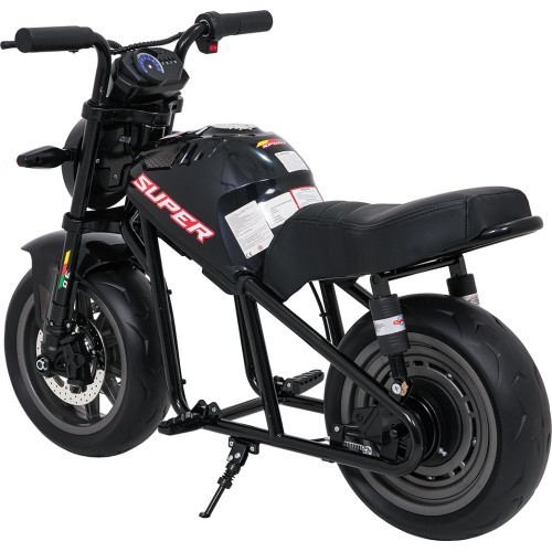 Электрический мотоцикл Supermoto, чёрный