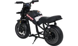 Elektrinis motociklas Supermoto, juodas