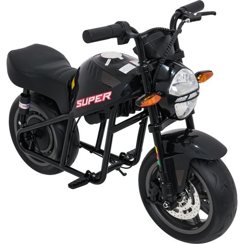 Электрический мотоцикл Supermoto, чёрный