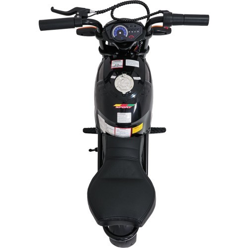 Электрический мотоцикл Supermoto, чёрный