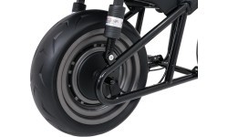 Elektrinis motociklas Supermoto, juodas
