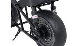 Elektrinis motociklas Supermoto, juodas