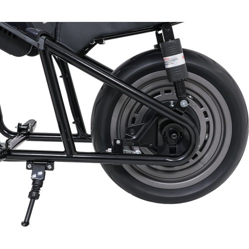 Elektrinis motociklas Supermoto, juodas