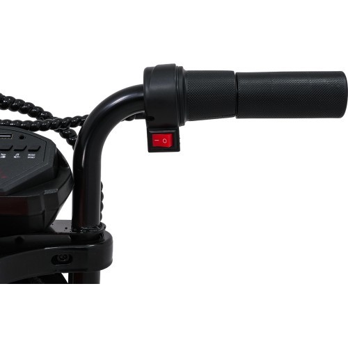Elektrinis motociklas Supermoto, juodas