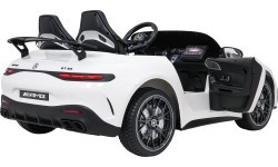 Elektromobilis Mercedes Benz GT63 AMG baltas