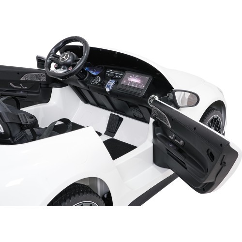 Elektromobilis Mercedes Benz GT63 AMG baltas