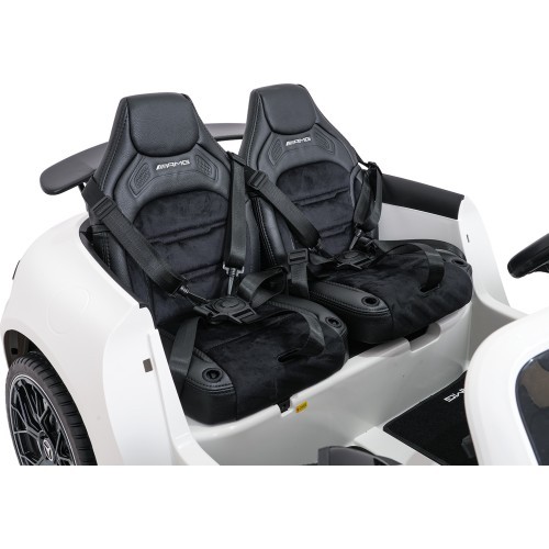 Elektromobilis Mercedes Benz GT63 AMG baltas