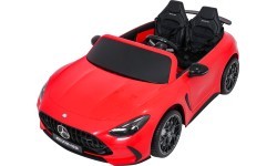 Elektromobilis Mercedes Benz GT63 AMG, raudonas