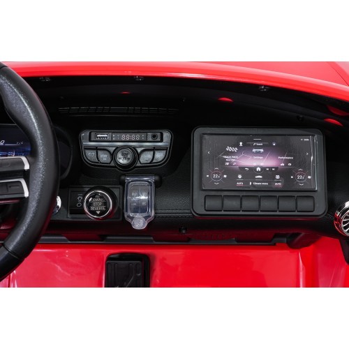 Elektromobilis Mercedes Benz GT63 AMG, raudonas