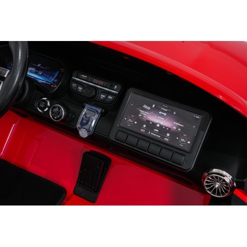 Elektromobilis Mercedes Benz GT63 AMG, raudonas