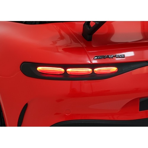 Elektromobilis Mercedes Benz GT63 AMG, raudonas