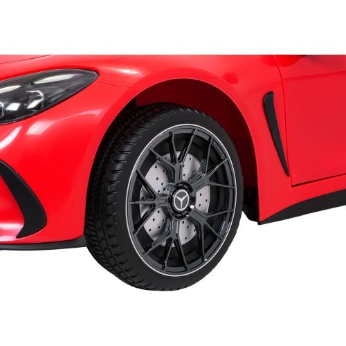 Elektromobilis Mercedes Benz GT63 AMG, raudonas