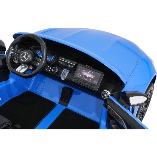 Elektromobilis Mercedes Benz GT63 AMG, mėlynas