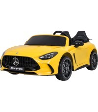 Elektromobilis Mercedes Benz GT63 AMG, geltonas