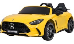 Elektromobilis Mercedes Benz GT63 AMG, geltonas