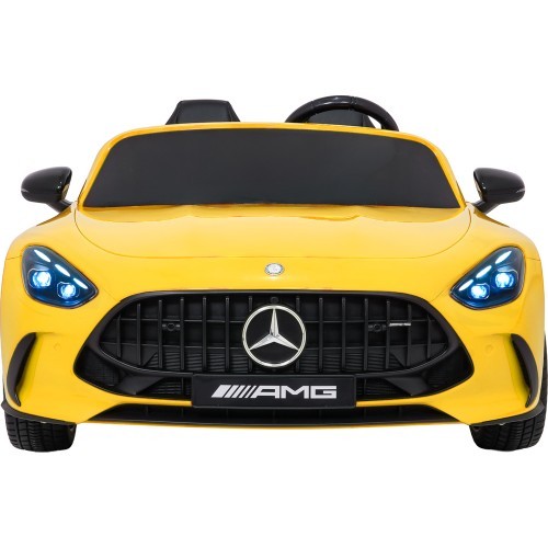 Elektromobilis Mercedes Benz GT63 AMG, geltonas