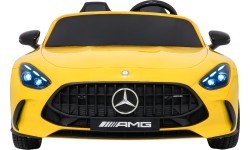 Электромобиль Mercedes Benz GT63 AMG, жёлтый