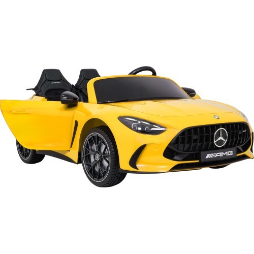 Elektromobilis Mercedes Benz GT63 AMG, geltonas