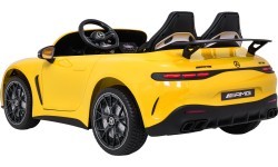 Электромобиль Mercedes Benz GT63 AMG, жёлтый