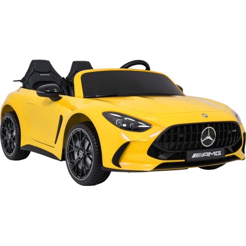 Электромобиль Mercedes Benz GT63 AMG, жёлтый