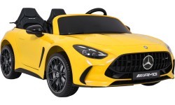Электромобиль Mercedes Benz GT63 AMG, жёлтый