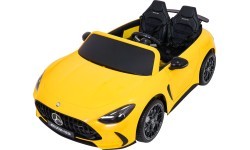 Elektromobilis Mercedes Benz GT63 AMG, geltonas