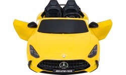 Elektromobilis Mercedes Benz GT63 AMG, geltonas