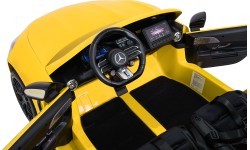 Elektromobilis Mercedes Benz GT63 AMG, geltonas