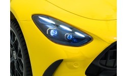 Elektromobilis Mercedes Benz GT63 AMG, geltonas