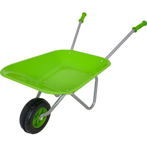 Little Gardener's Set with a Wheelbarrow Green