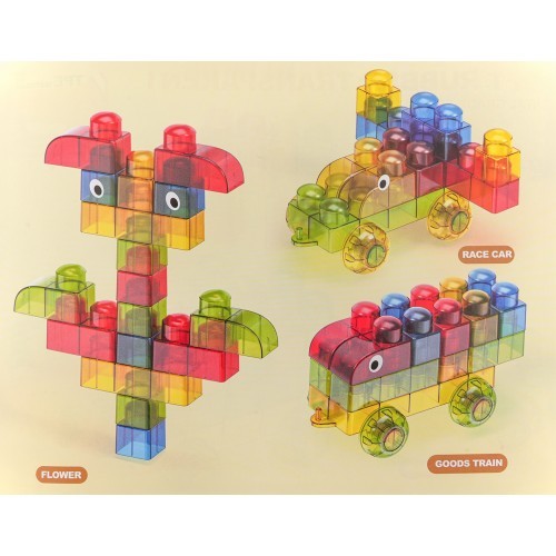Minkštų gelinių kaladėlių rinkinys, 37 vnt.