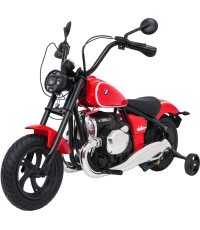 Elektrinis motociklas BMW R18, raudonas