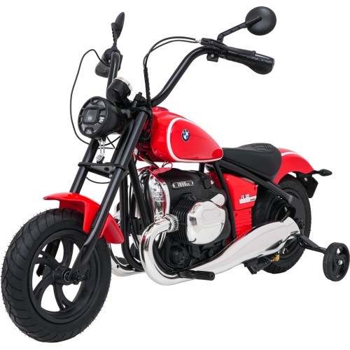 Elektrinis motociklas BMW R18, raudonas