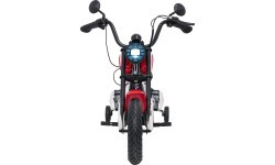 Elektrinis motociklas BMW R18, raudonas