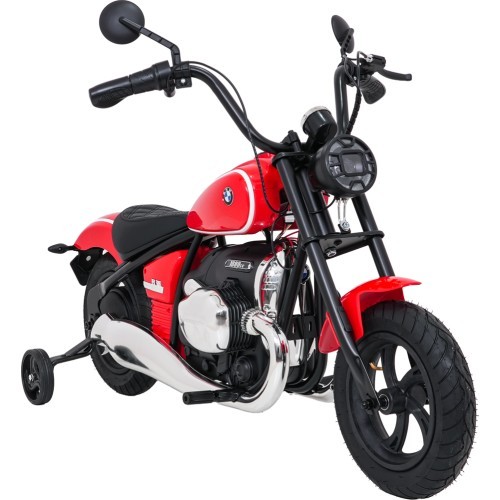 Elektrinis motociklas BMW R18, raudonas