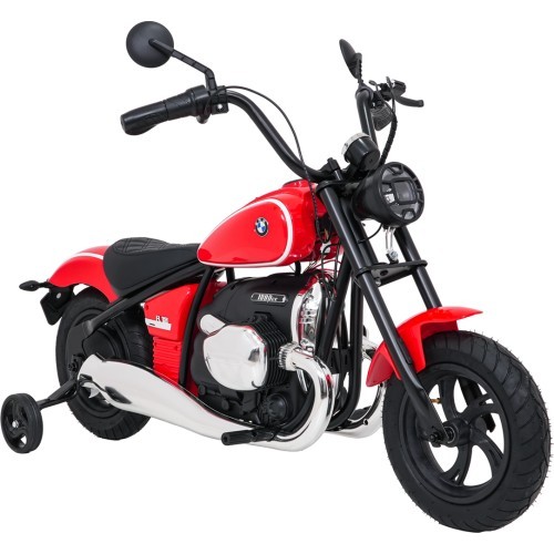 Elektrinis motociklas BMW R18, raudonas
