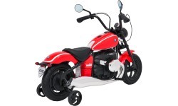 Elektrinis motociklas BMW R18, raudonas