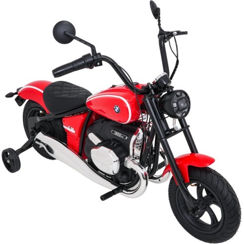 Elektrinis motociklas BMW R18, raudonas