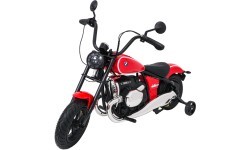 Elektrinis motociklas BMW R18, raudonas