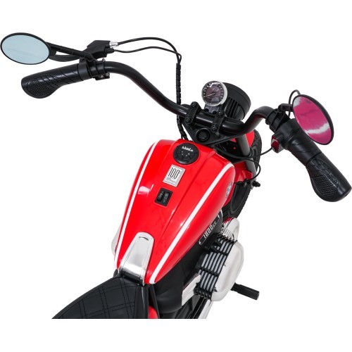 Электромотоцикл BMW R18, красный