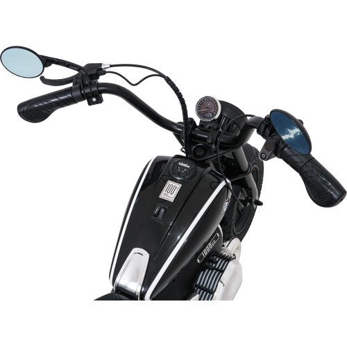Elektromobilis vaikams BMW R18, juodas