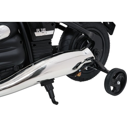 Elektromobilis vaikams BMW R18, juodas