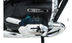 Elektromobilis vaikams BMW R18, juodas