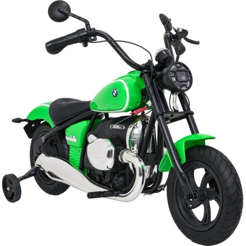 Электромотоцикл BMW R18, зелёный