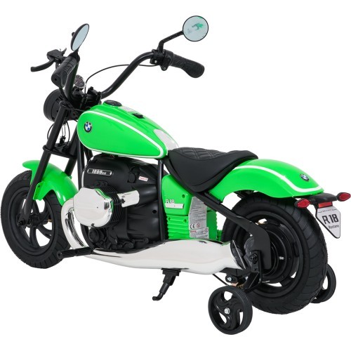 Электромотоцикл BMW R18, зелёный