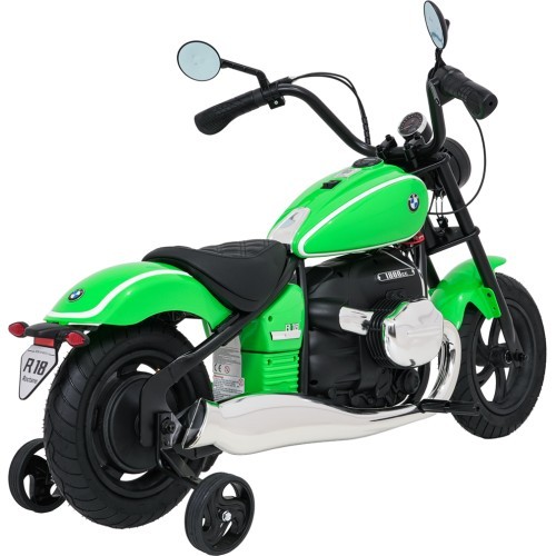 Электромотоцикл BMW R18, зелёный