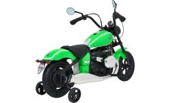 Электромотоцикл BMW R18, зелёный
