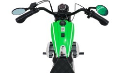 Электромотоцикл BMW R18, зелёный
